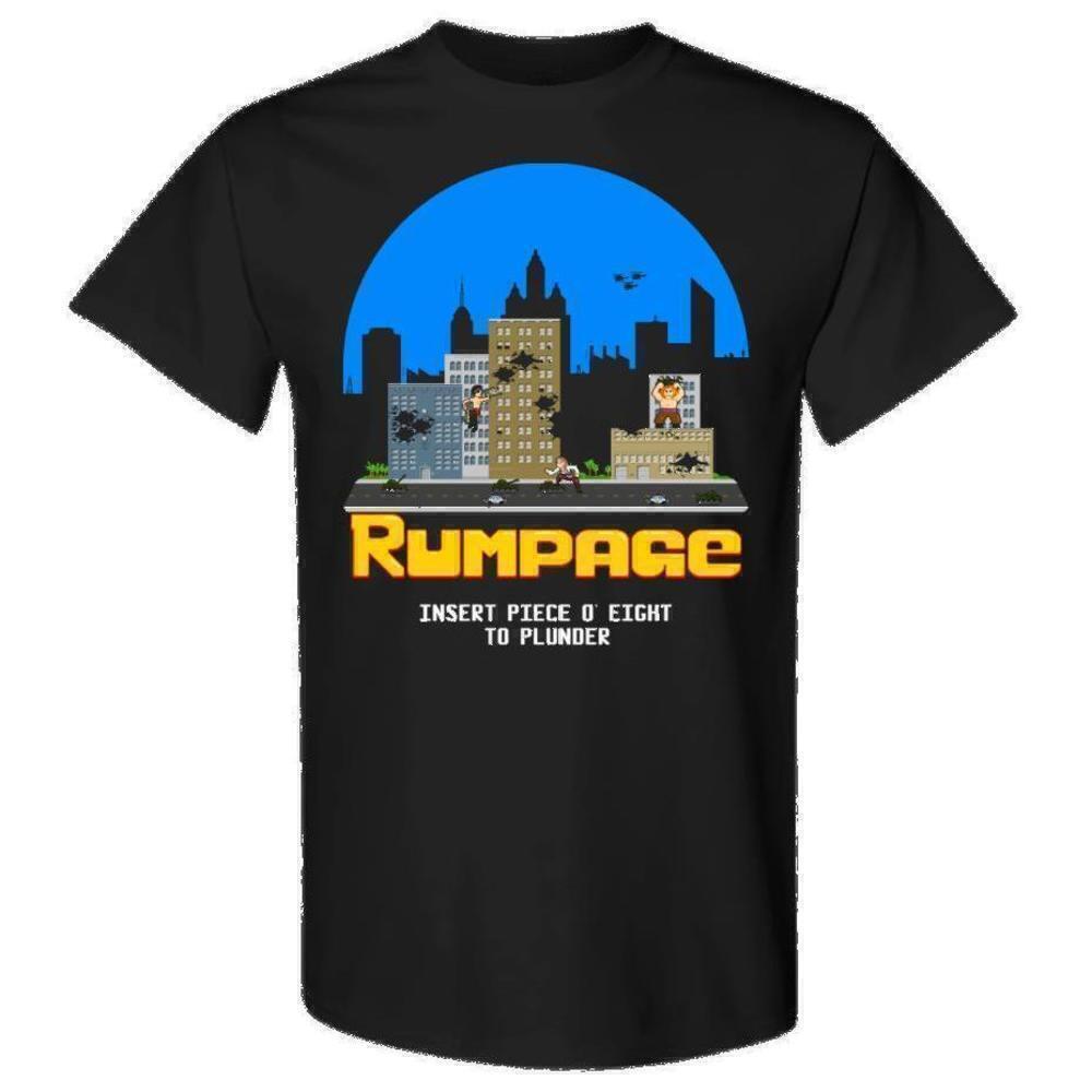 Piracy Rampage Hardcore Streetwear Graphic Unisex T-Shirt